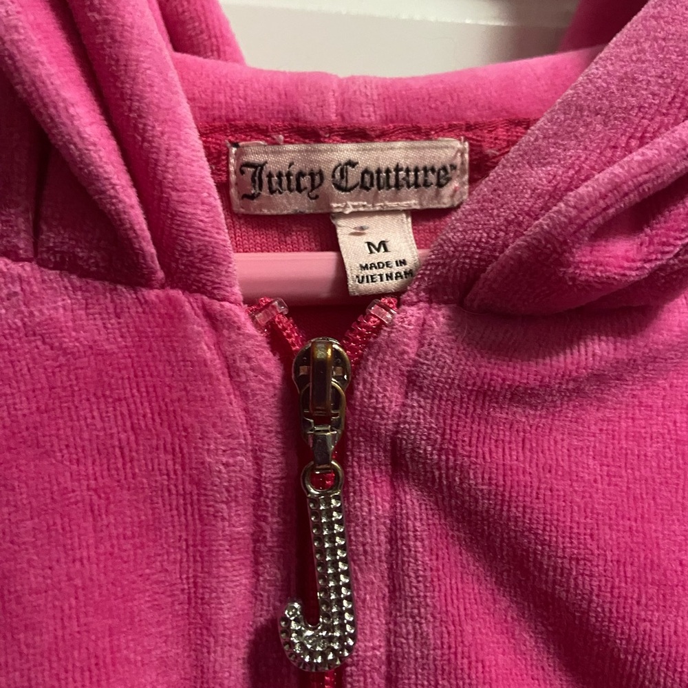 Juicy Couture Fuchsia Velour track suit